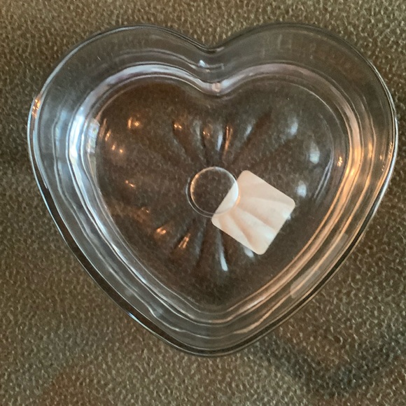 Libbey Other - New Libbey heavy glass, heart shaped candy dish. Approx 6” x 5 1/2” x 2”